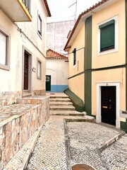Fototapeta premium narrow street in old town