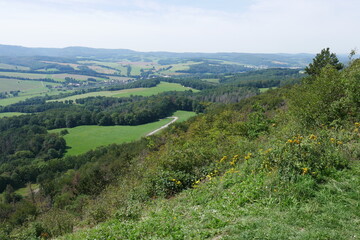 Obraz premium Aussicht vom Großen Hörselberg