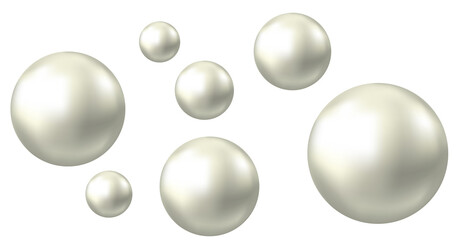 Shiny gray metal bubble.