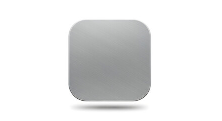 Obraz premium Modern silver rectangle with subtle linear texture, blank space