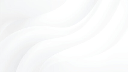 Obraz premium Abstract white wavy background design element graphic