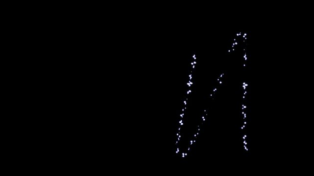 Realistic Electrical Storm Looped 3D Animation &ndash; Multiple Thunderbolt Flashes in Dark Cloudscape,  Heavy Storm Clouds, Bright Glow Lightning Strikes Isolated on Black, Cinematic Night Sky FX