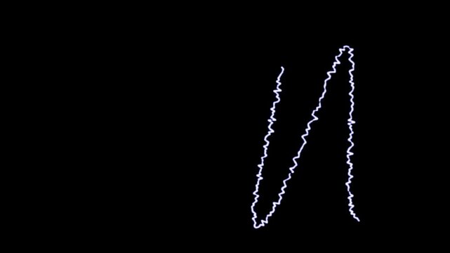 Beautiful Slow Motion Lightning Strikes from Sky to Camera &ndash; Heavy Clouds, Intense Thunder Flash, Blue Electric Force Effect, Night Storm Time-Lapse Overlay 4K