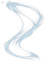Obraz premium Air Vortex Tornado Swirl Dynamic Wind Motion Effect PNG Transparent