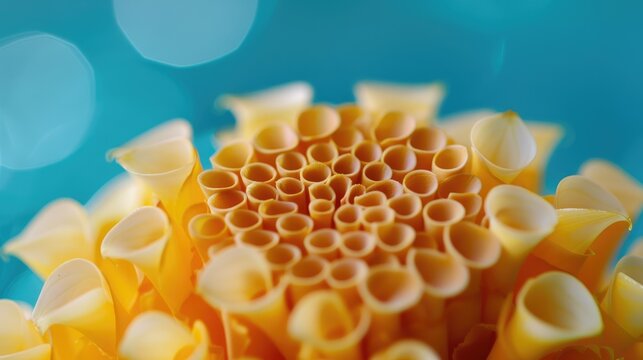 view of honey and its yellow hive