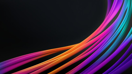 Colorful Lines Create an Abstract Background Design for Art