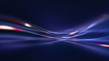 Abstract Design With Smooth Lines and Colors