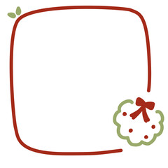 Obraz premium Christmas Frame