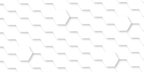 White abstract honeycomb mosaic and tile geometric hexagon vector illustration. geometric digital technology polygon science vintage square mosaic and web cover business texture.