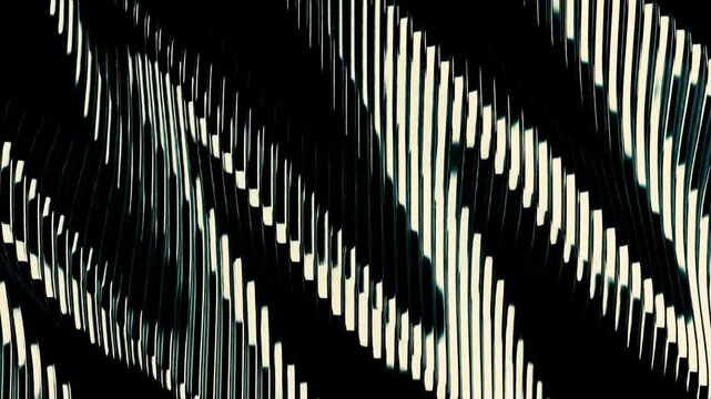 Vivid Alternating Black And White Stripes Produce Captivating Visual Illusions And Interference Patterns