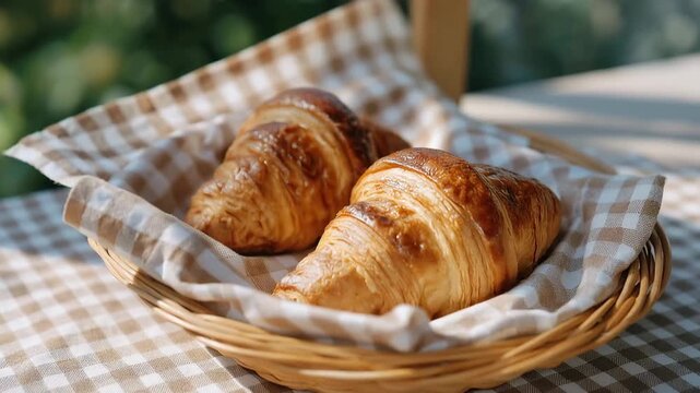 An elegant baked breakfast presentation on a timeless gingham cloth features classic favorites and gourmet additions, serving as inspiration for hosting delightful brunches or intimate gatherings.