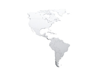 World map on a light gray background showing continents with subtle shading and textured borders
