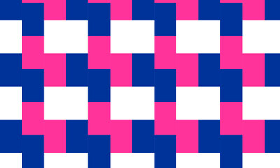 Modern Pink Blue Geometric Seamless Pattern Bold Abstract Background for Wallpaper