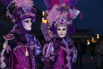 Obraz premium Venice Carnival masks 2026