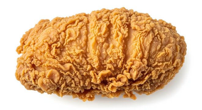 Fried chicken coating texture detail
