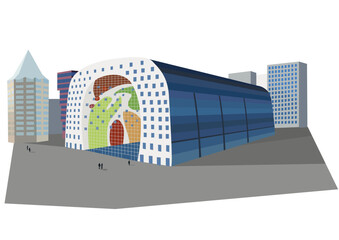 mercato coperto di Rotterdam