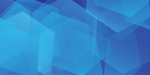 Obraz premium Simple blue background with glowing geometric lines. Blue gradient abstract modern art nice graphic illustration light