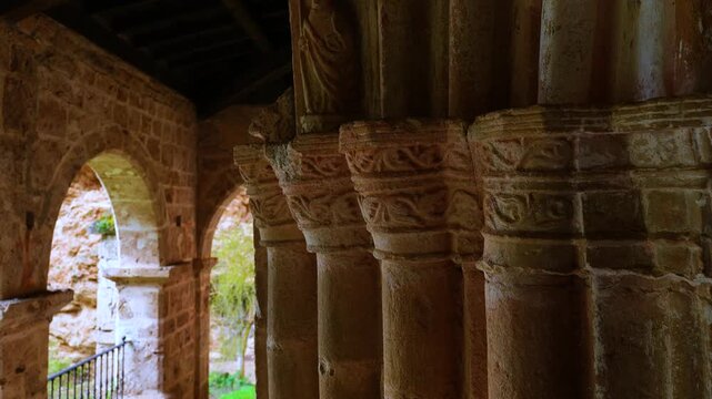 Hermitage of Santa Mar&iacute;a de la Hoz in Tobera, in the municipality of Fr&iacute;as, in the Merindades region. Burgos. Castile and Le&oacute;n. Spain. Europe