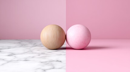 work life balance, remote lifestyle, mental health break, Wooden Character on Gradient Background: Creative Office Decor Concept