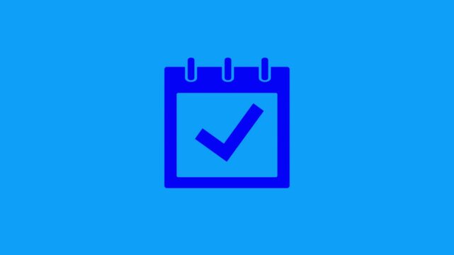 calendar icon on transparent background with alpha channel, HD desktop calendar icon vector motion graphic. Time management, Appointment schedule flat icon celendar icon ... See More