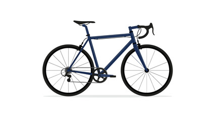 Fototapeta premium Dark Blue Road Bicycle