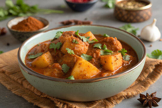   Dum aloo Kashmiri style
