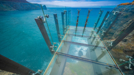 Panoramic View from Miradouro do Guindaste Viewpoint, Faial, Madeira, Portugal, Europe © Al Carrera