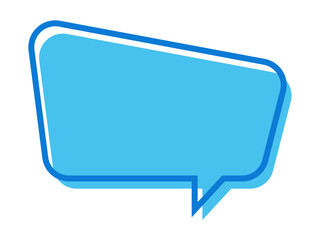 Fototapeta premium speech bubbles collection, vector frame sticker, flat message box, blank chat box element, frame border, banner