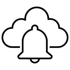 Cloud service vector icon. Cloud storage Illustration sign. Database symbol. Cloud drive logo.