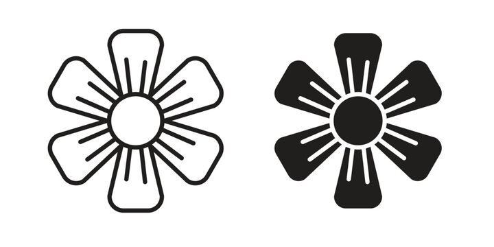 Hypericum icon Symbol for App and Web UI Design Vectors