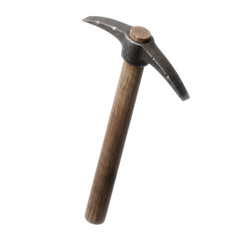 Antique Pickaxe with Wooden Handle for Mining