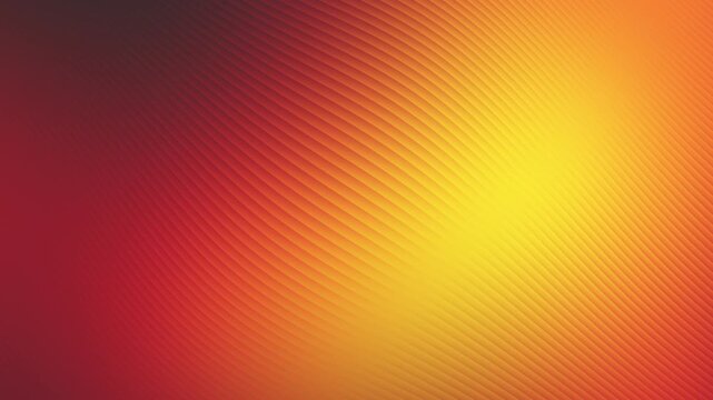 Vibrant gradient abstract background with flowing ribbed texture warm yellow to deep