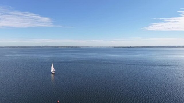 Sailboat on the Parana River