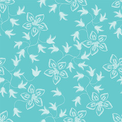 Obraz premium seamless floral pattern