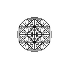 Geometric Pattern Design Shape Art.