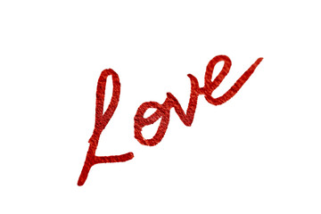 Sealed Love Letter with Wax Stamp Isolated on Transparent Background