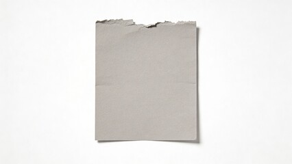 Fototapeta premium features a rectangular piece of paper with a rough, torn edge on the top side, giving it an organic and handmade appearance. The