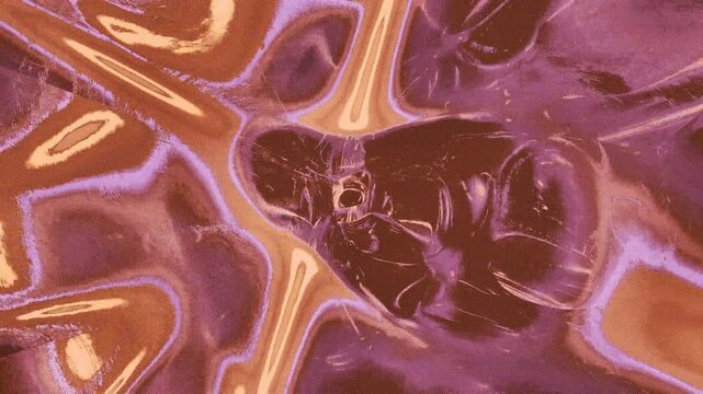 This visual loop features a bright and colorful tunnel effect with swirling patterns and smooth transitions. It is perfect for creating an engaging atmosphere during events or presentations.