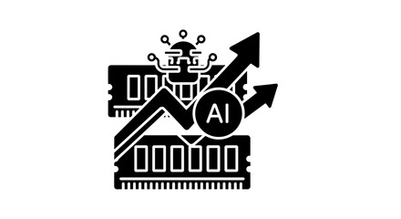 Fototapeta premium AI Computing Growth and Hardware Security Risks