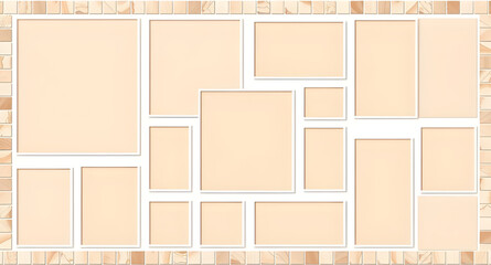 Fototapeta premium frame, blank, photo, empty, picture, border, mockup, template, design, vector, illustration, isolated, white, gallery, wall, decor, interior, art, display, placeholder, minimal, modern, vintage, class