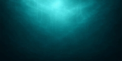 Underwater world with blue rays and bubbles © ROPA