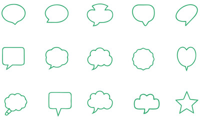 Fototapeta premium Speech Bubble Icon Vector – Chat, Message, and Communication Illustration for Design and Media