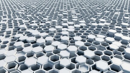 Fototapeta premium Hexagon Grid Pattern Seamless Abstract Geometry Design