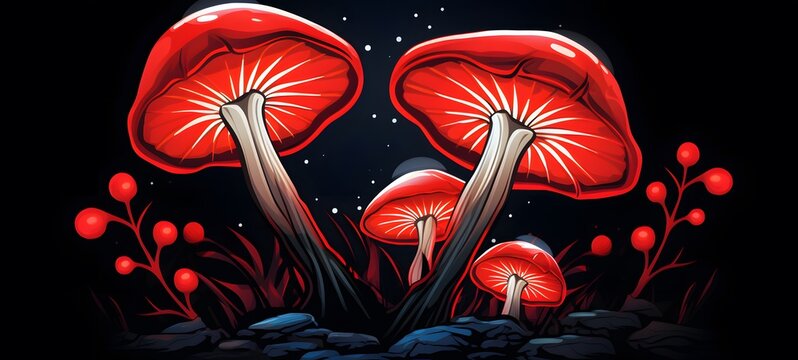 the rafflesia arnoldii vector illustration t-shirt design ,generative AI