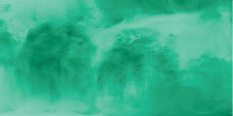 Fototapeta premium Green smoke dark background. Abstract misty effect. Dancing fog