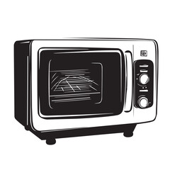 microwave oven vector