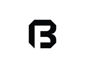 Fototapeta premium FB BF Logo Design