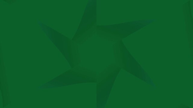 Moroccan flag with a green background and star emblem.
