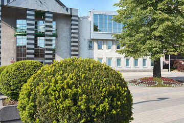 Exterior View Contemporary Architecture With