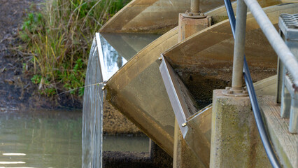 FlumeGate Irrigation water flow regulator and control gates that are remotely controlled and solar...